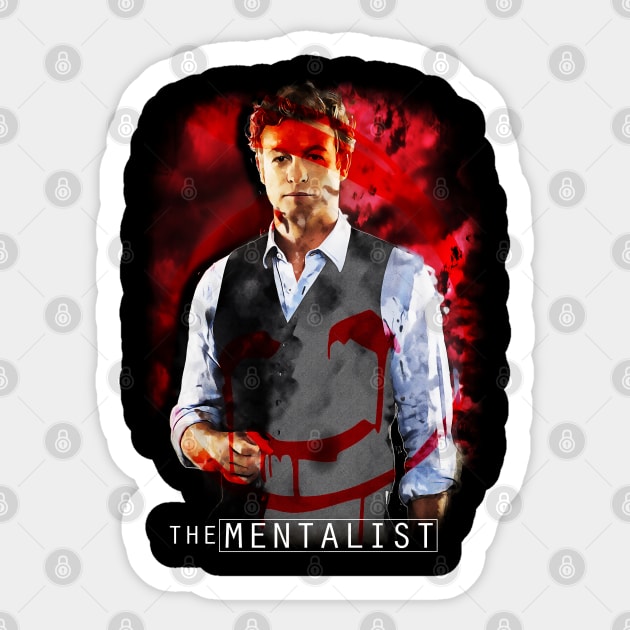 The Mentalist Design Sticker by HellwoodOutfitters